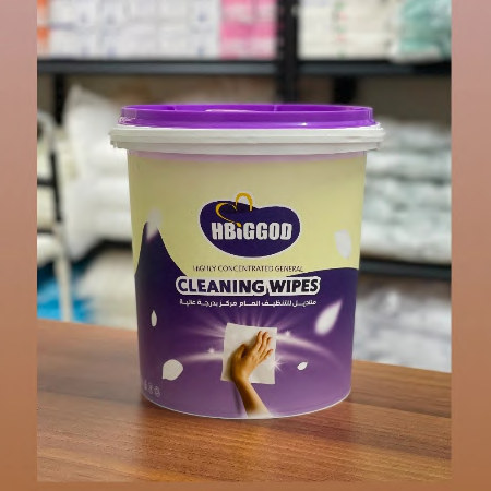 مناديل تنظيف عامة HBIGGOD – عبوة بنفسجية